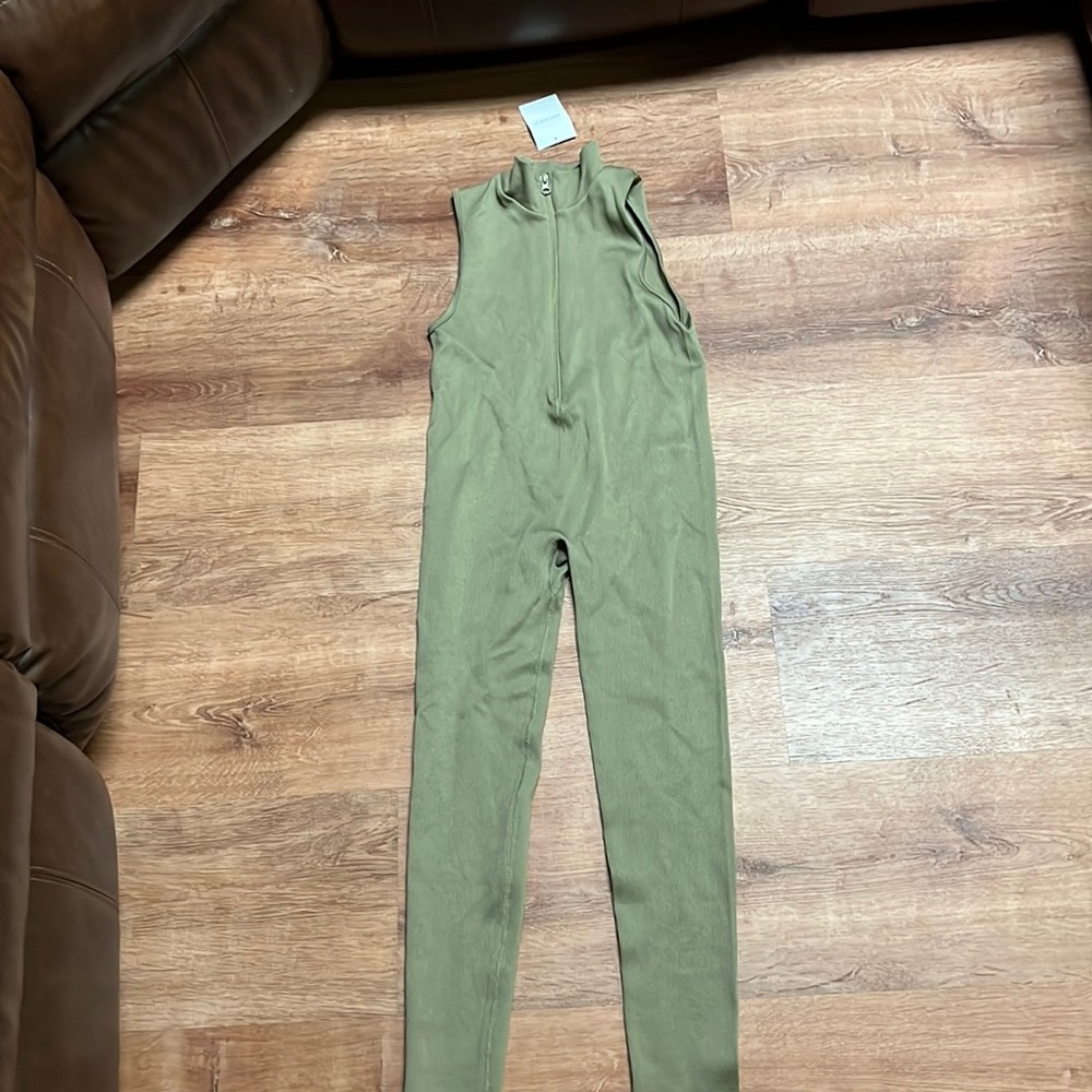 Olive jumpsuit size small/medium